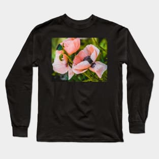 Beautiful Poppies, Flower Photograph Long Sleeve T-Shirt